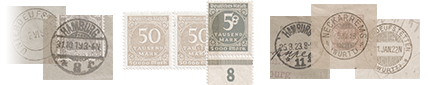 Mr.Infla - Sonderstempeln und Briefmarken